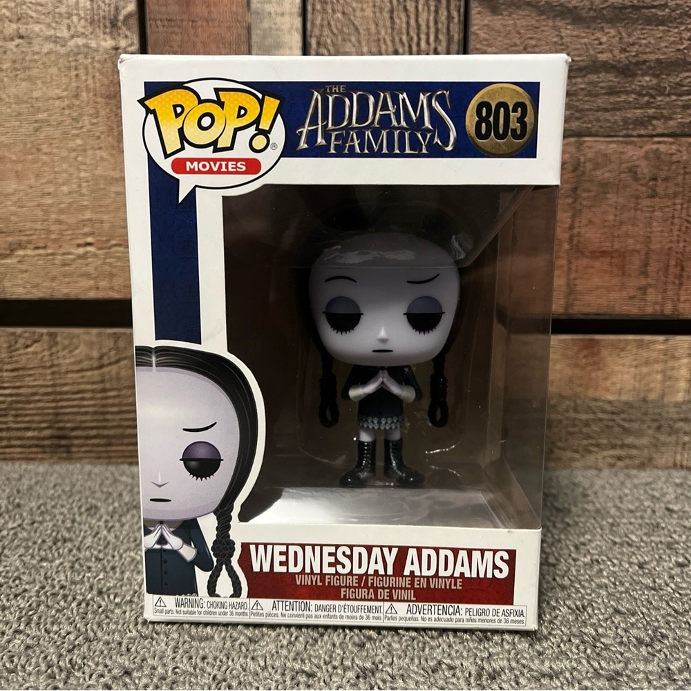 Funko Pop! Wednesday Addams - The Addams Family #803 Vaulted Movies MT COND RARE